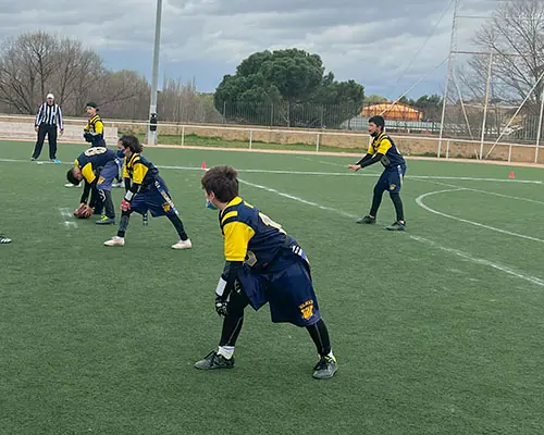 Equipo sub 13 de flag football de los Wildcats